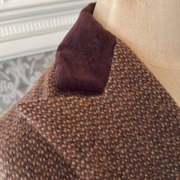 Vintage Ralph Lauren Brown Tweed Blazer - Picture 10 of 13